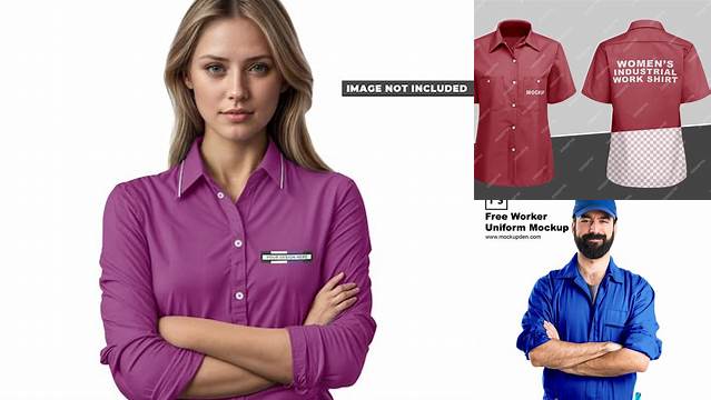 3100+ Staff Uniform Mockup Free PSD