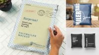 3102+ Poly Mailer Mockup Exclusive PSD Design Freebie