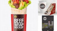 3103+ Kebab Packaging Mockup Best for Showcase