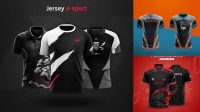 3112+ Mockup Esport Jersey PSD Free Download