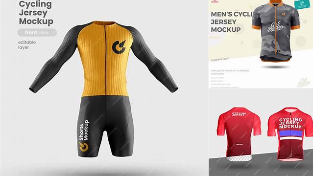 3116+ Cycling Jersey Mockup Psd Download PSD Now