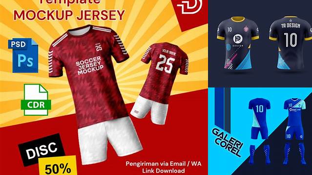 3117+ Mockup Jersey Bola Cdr Digital Download