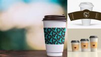 3119+ Cup Sleeve Mockup Free High-Quality Creative PSD