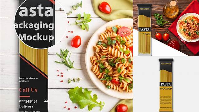 3126+ Mockup Pasta Free Include TIFF