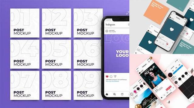 3131+ Instagram Feed Mockup Free PSD Download