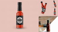 3144+ Hot Sauce Mockup Free Layered PSD File