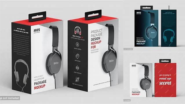 3148+ Headphone Packaging Mockup Download PSD Now