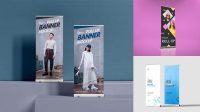 3154+ Pull Up Banner Mockup Psd High Resolution