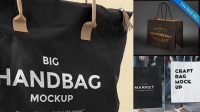 3157+ Black Bag Mockup Download Free