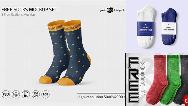 3163+ Sock Mockup Exclusive Free PSD Mockups