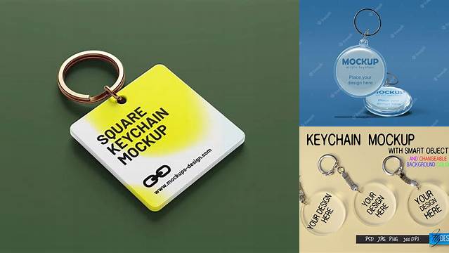 3174+ Acrylic Keychain Mockup Free Psd Free PSD