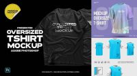 3177+ Mockup Kaos Oversize Elegant Photoshop Mockup