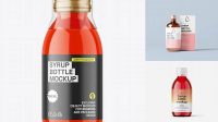 3179+ Syrup Bottle Mockup Free Editable PSD