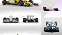 319+ Formula 1 Car Mockup Editable PSD File