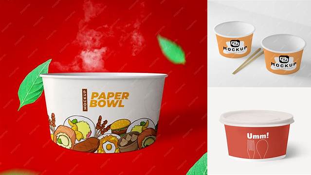 3197+ Mockup Paper Bowl Easy to Use PSD