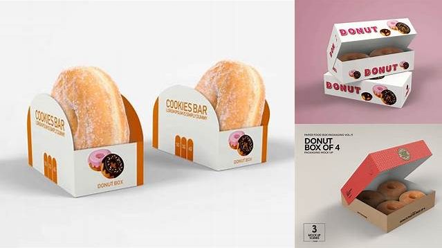 3198+ Donut Packaging Mockup Free Free PSD