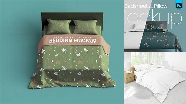 3209+ Bedsheet Mockup For Free Download