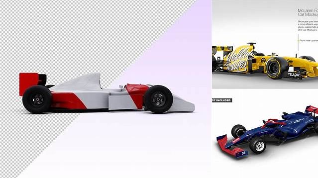 3210+ F1 Car Mockup Psd Free Include TIFF