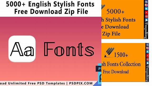 3211+ English Font Free Download Zip File PSD Free Download