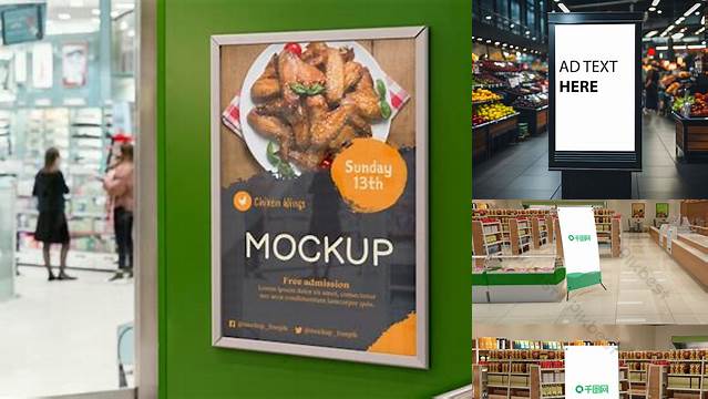 3216+ Supermarket Mockup Free Free PSD