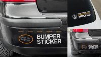 322+ Bumper Sticker Mockup Psd Professional PSD Mockup