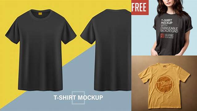 3236+ Download Mockup T-shirt Front & Back PSD File Download