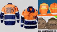 3236+ Work Jacket Mockup Free Graphic Mockup PSD