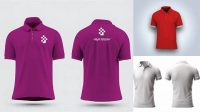 324+ Polo T-shirt Mockup Front And Back Psd Free Download Free