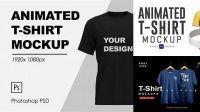 3247+ T-shirt Animated Mockup Free Editable Photoshop File