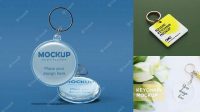 3249+ Acrylic Keychain Mockup Free Psd Free Photoshop Mockup Design