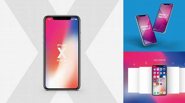 325+ Flat Mockup Iphone X Free PSD