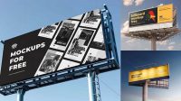 3252+ Billboard Mockup Free Download Include TIFF