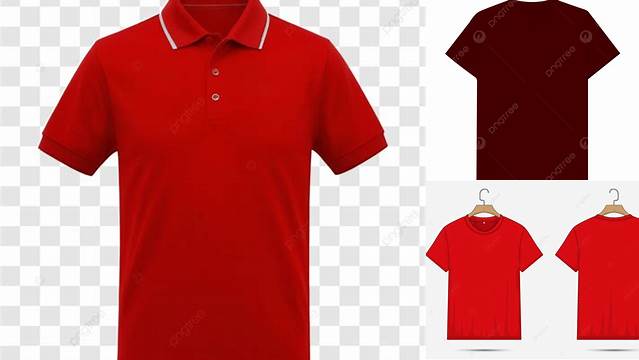 3257+ Mockup Kaos Merah Polos Smart PNG Image