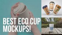 3276+ Mockup Ecocup Free Best for Showcase