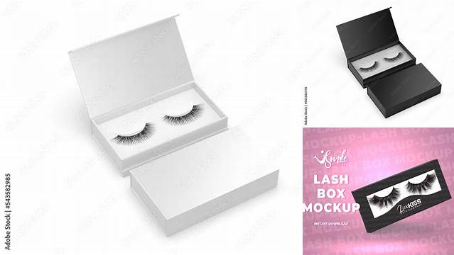 3282+ Eyelash Box Mockup Hight Resolution