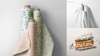 3282+ Fabric Roll Mockup Free Best for Showcase