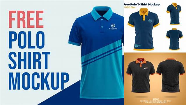 3282+ Polo Shirt Mockup Front And Back Psd Free Download Customizable PSD Templates