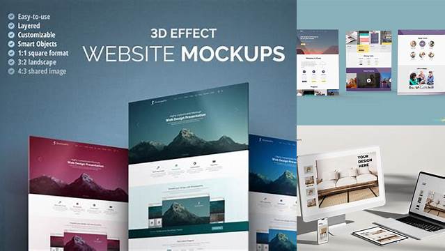 3283+ Illustrator Website Mockup Template Mockup File Free Download