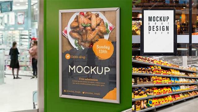 3284+ Supermarket Mockup Free High Resolution