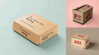 3286+ Delivery Box Mockup Free PSD