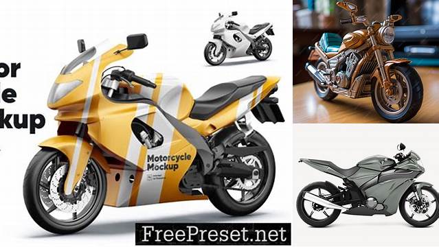 3286+ Motorbike Mockup Easy Editable