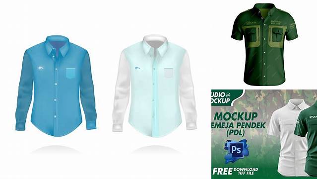 3291+ Kemeja Mockup High-Quality PSD