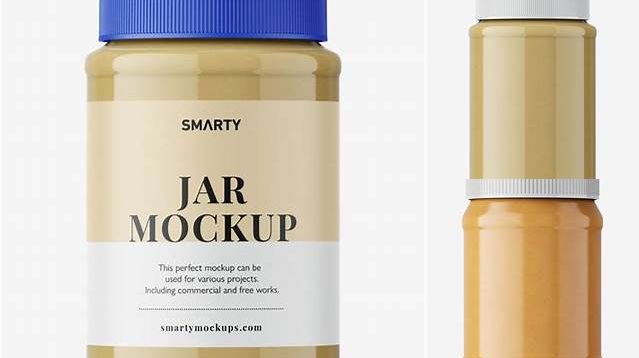 3292+ Peanut Butter Jar Mockup Easy Editable