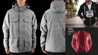 3300+ Jaket Parasut Mockup Free Design Resource