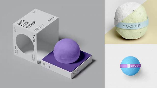 3305+ Bath Bomb Mockup PSD Free Download