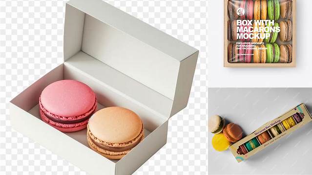 3308+ Macaron Box Mockup Free Hight Resolution