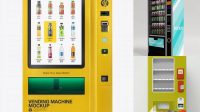 3310+ Vending Machine Mockup Download Free