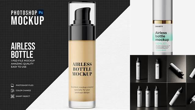 3316+ Airless Bottle Mockup Include TIFF