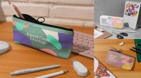 3323+ Pencil Case Mockup Modern Design PSD