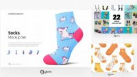 3333+ Socks Mockup Set Best for Showcase